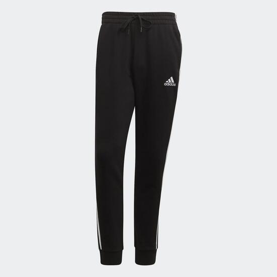 Essentials Fleece Tapered Cuff 3-Stripes Broek