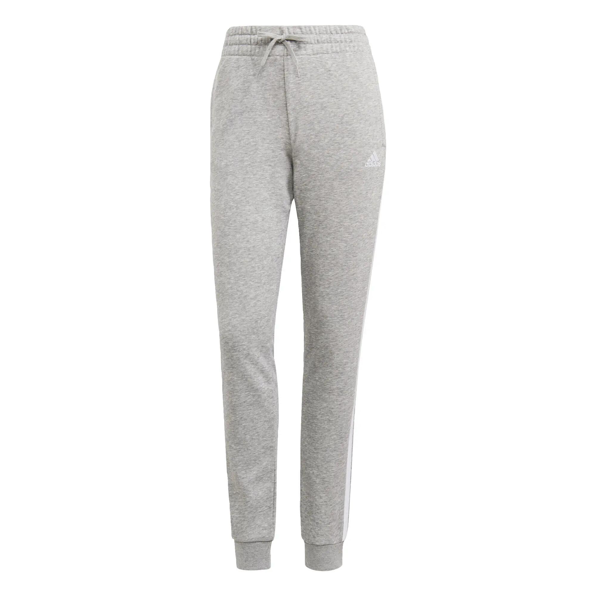 Pantaloni cu 3 dungi din material plușat Essentials 2/2