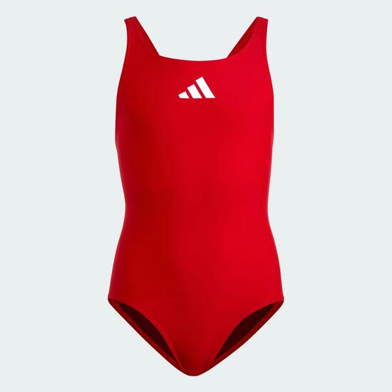 Maillot de bain uni à petit logo