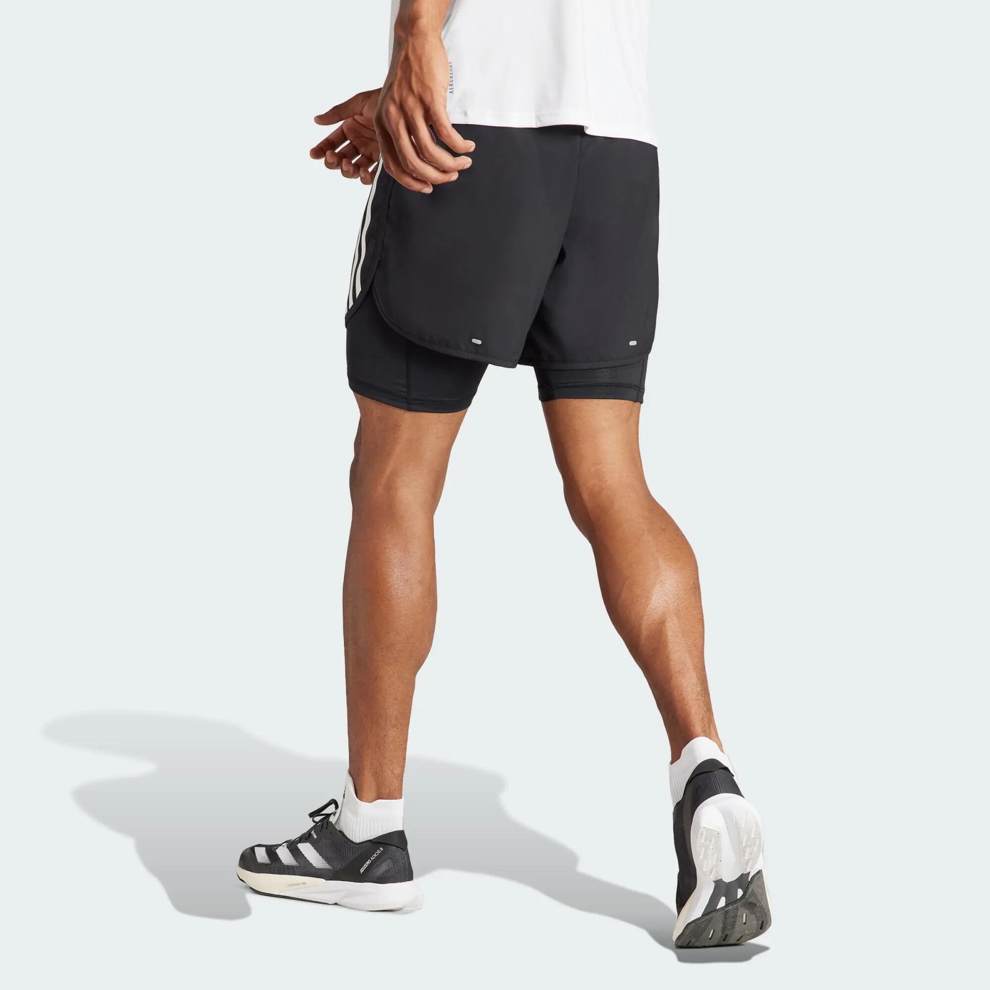Own the Run 3-Streifen 2-in-1 Shorts 8/13