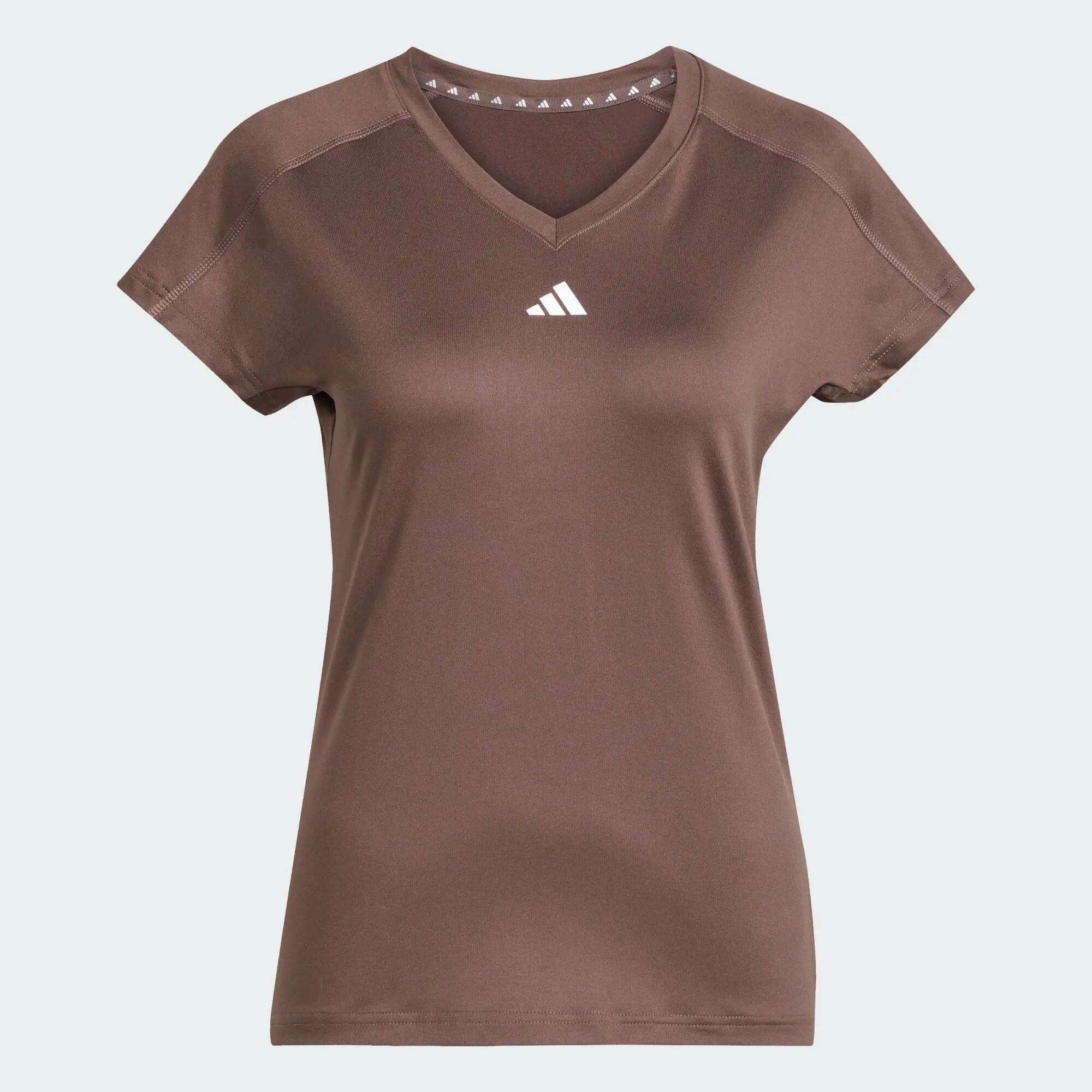 Tričko AEROREADY Train Essentials Minimal Branding V-Neck 2/5