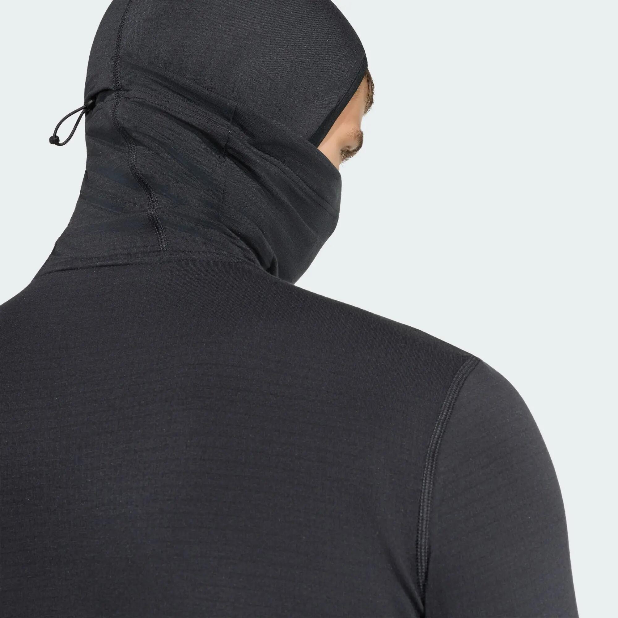adi365 Running Essentials Winterized Sportjack met Capuchon en Lange Mouwen 5/6