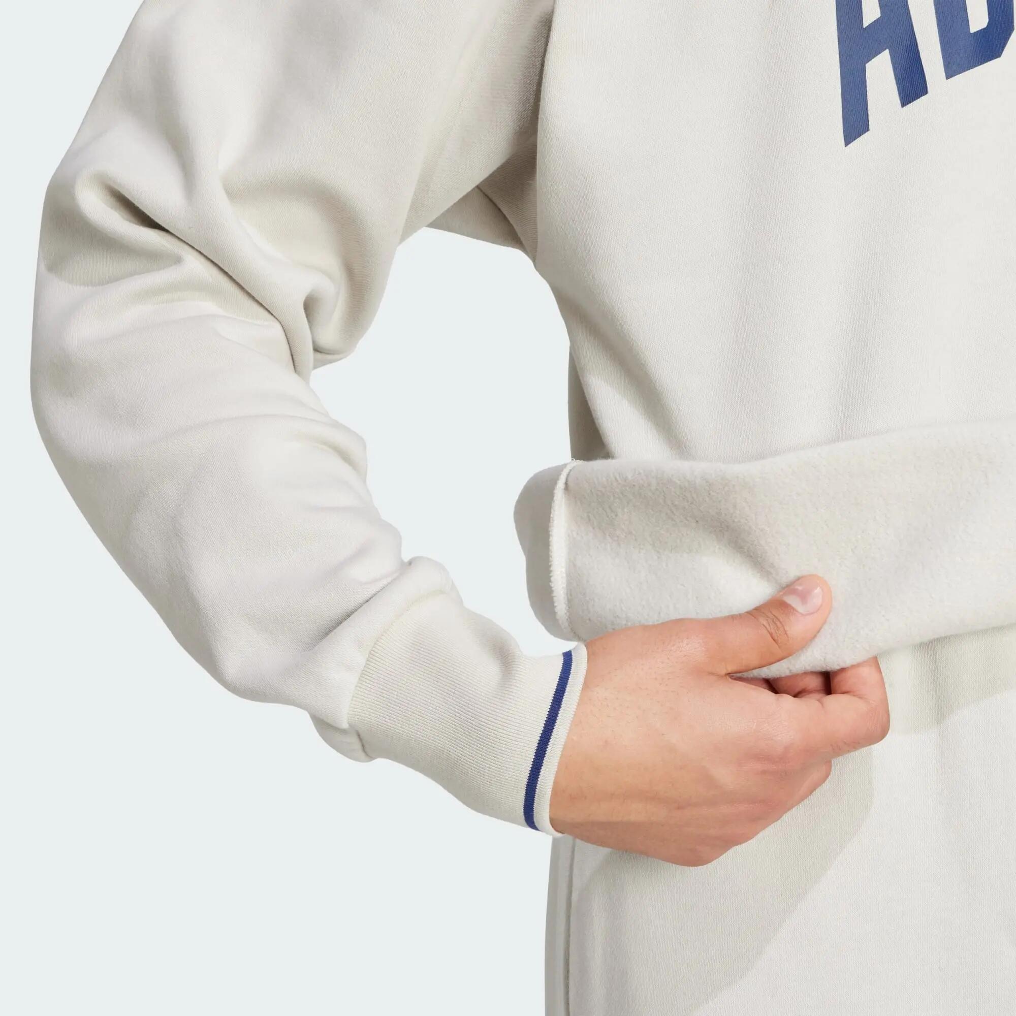 Pánské volnočasové mikiny - adidas M Collegiate - béžová/tmavě modrá 5/6