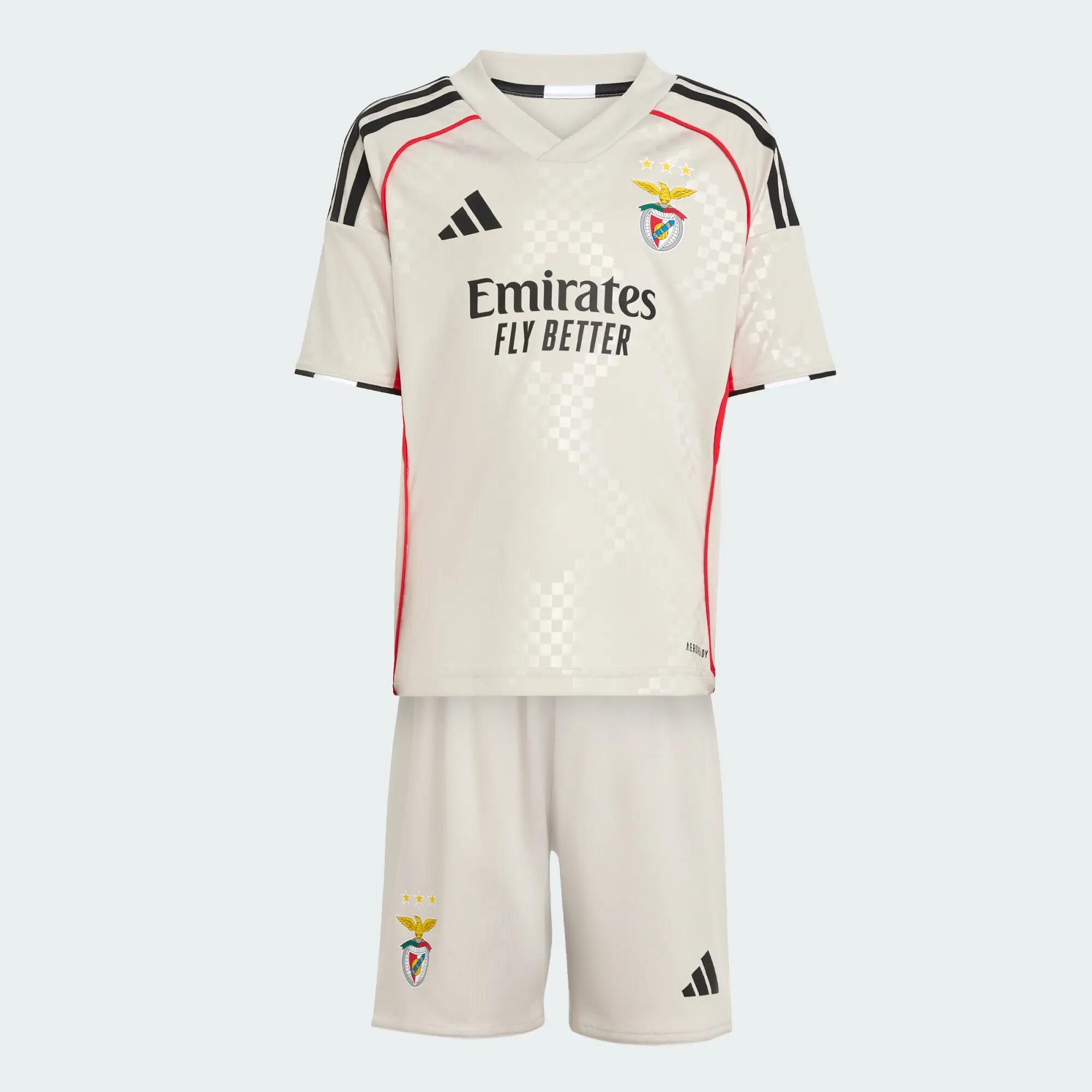 Benfica Lissabon 25/26 Mini-Auswärtsausrüstung für Kinder 2/6