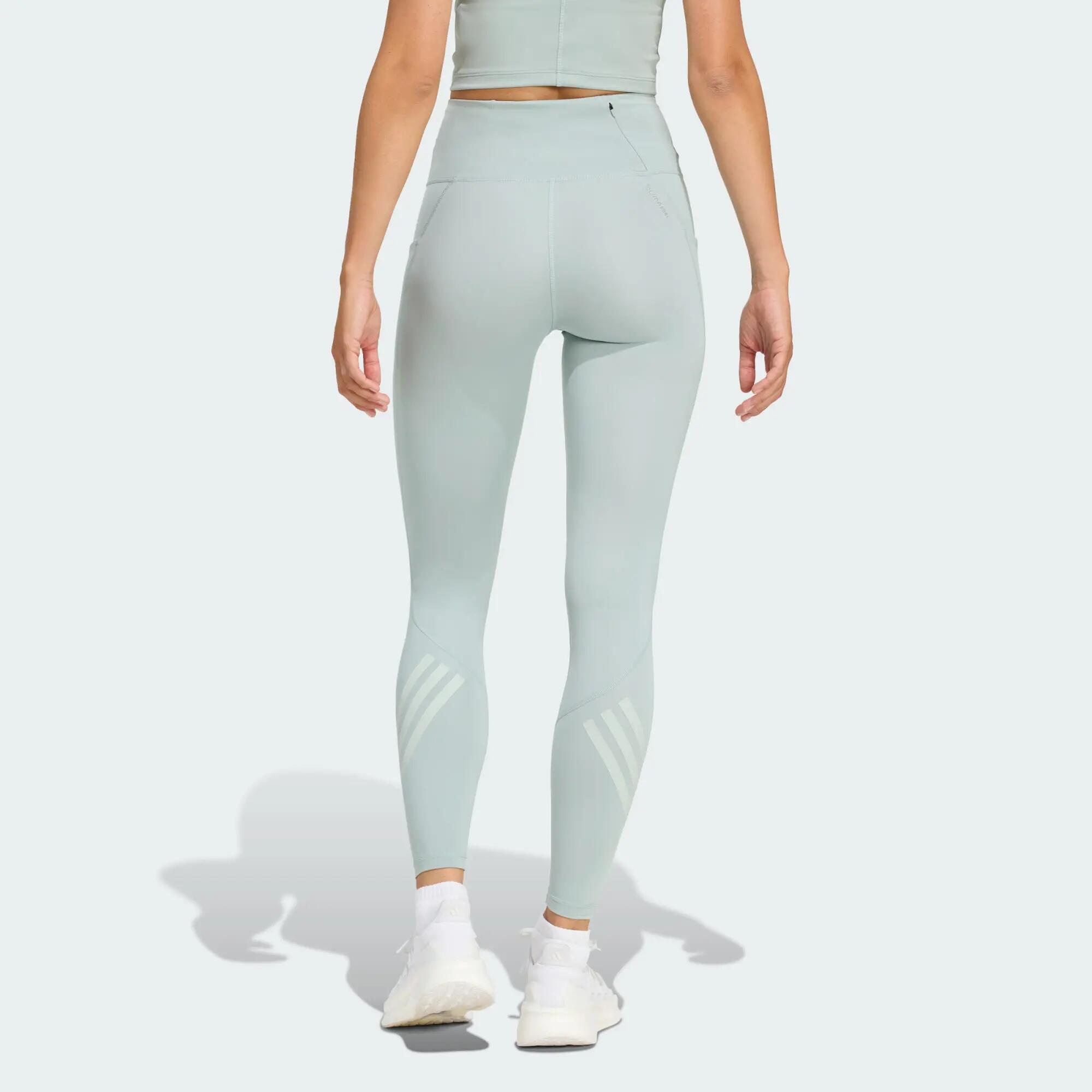 Legíny adi365 Climacool 3 Stripes Running Full Length 3/5