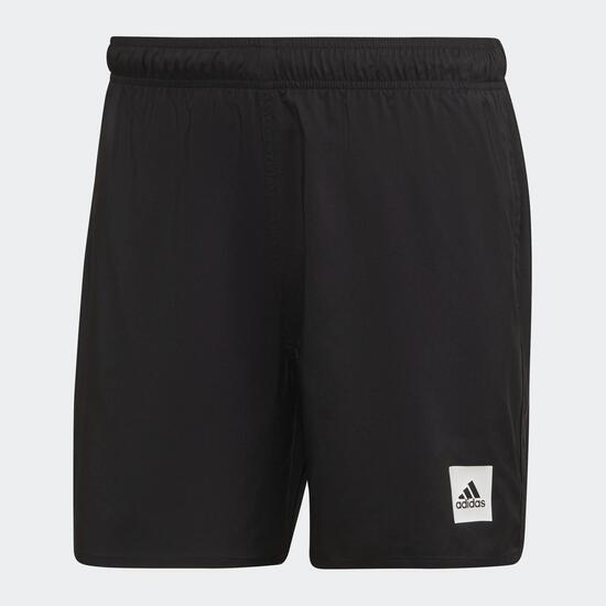 Short de natation uni de courte longueur