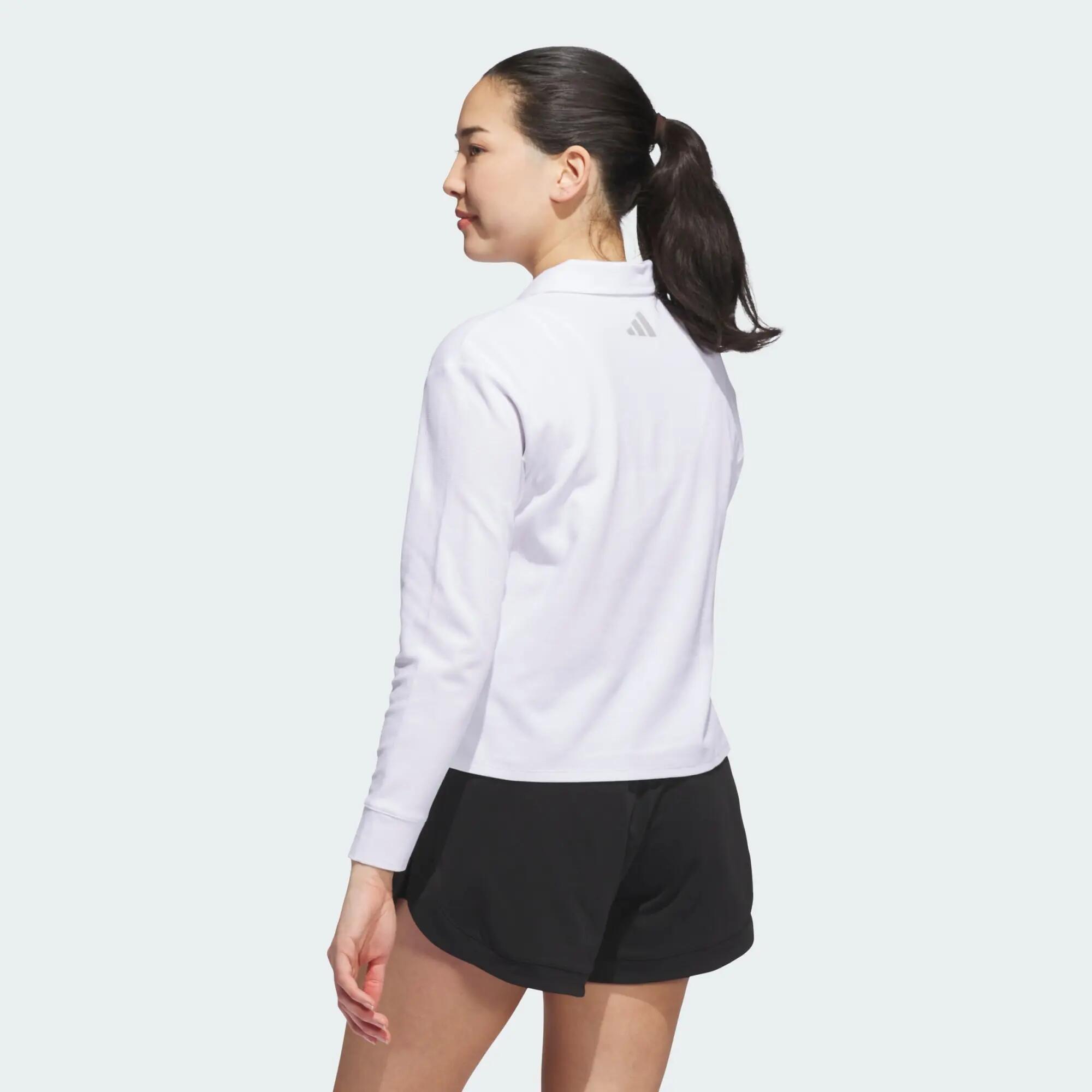 Polo-Shirt, langarm, Damen adidas Beyond 3/7