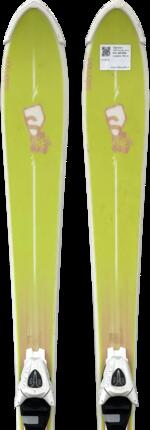 Reconditionné - Skis Salomon BBR Freeride Limelite 160cm, Très Bon État