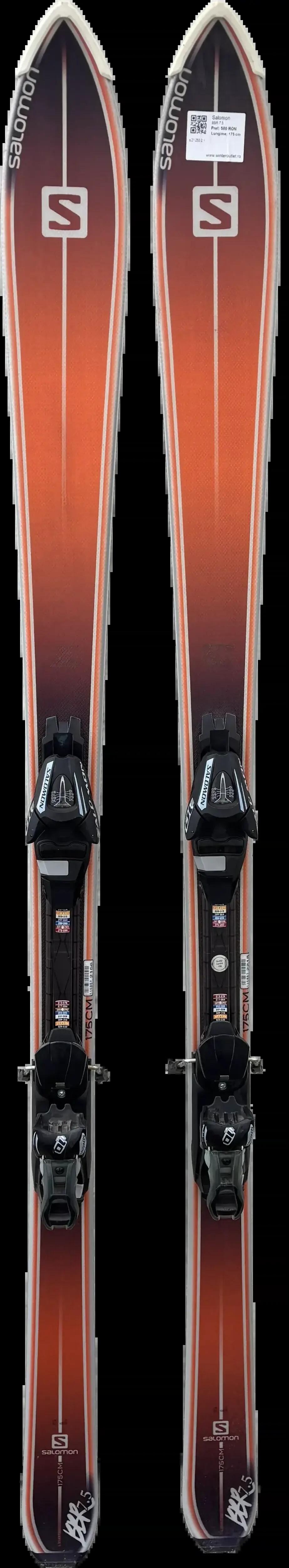 2ND LIFE - Lyže Salomon BBR Freeride 7.5 165cm, Dobrý stav 3/5