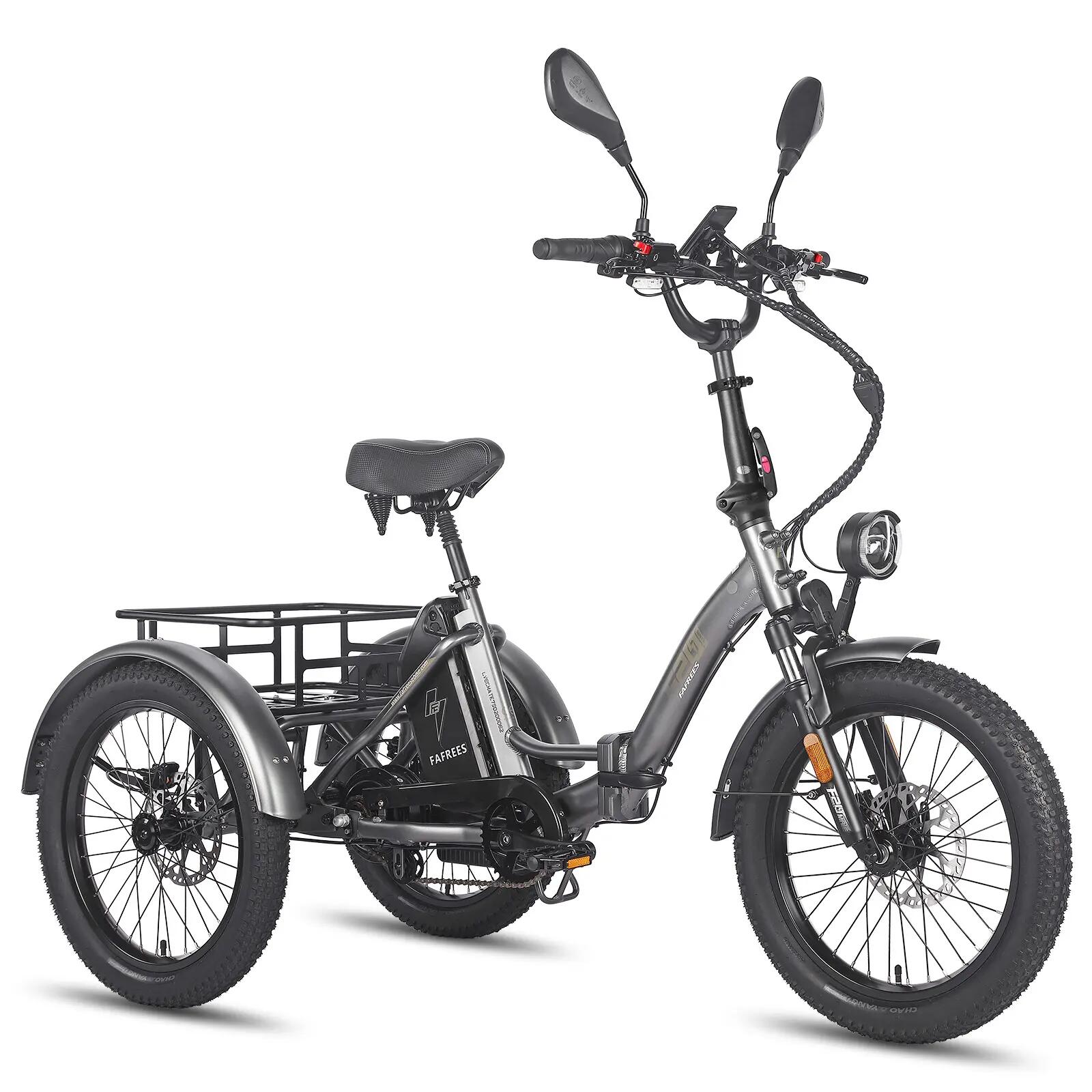 Bicicleta de carga eléctrica FAFREES F20 Mate, motor de 250 W, 48 V 21 Ah 3/15