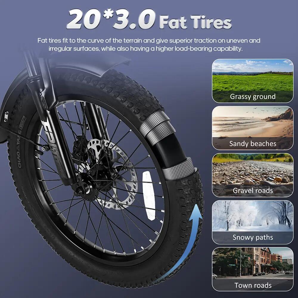 Bicicleta eléctrica Caogo Fafrees F20 Mate de 20", motor de 250 W, 48 V, 20 Ah 13/15