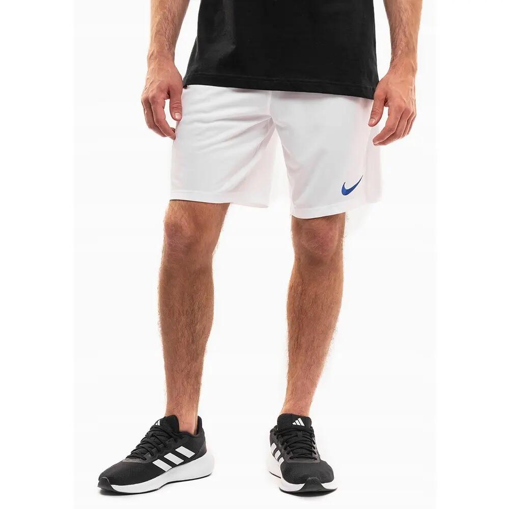 Short De Foot PARK Homme (Blanc / Bleu) 4/5