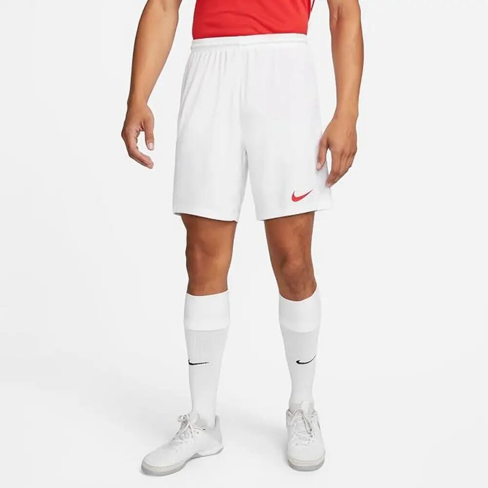 Short De Foot PARK Homme (Blanc / Rouge) 6/7