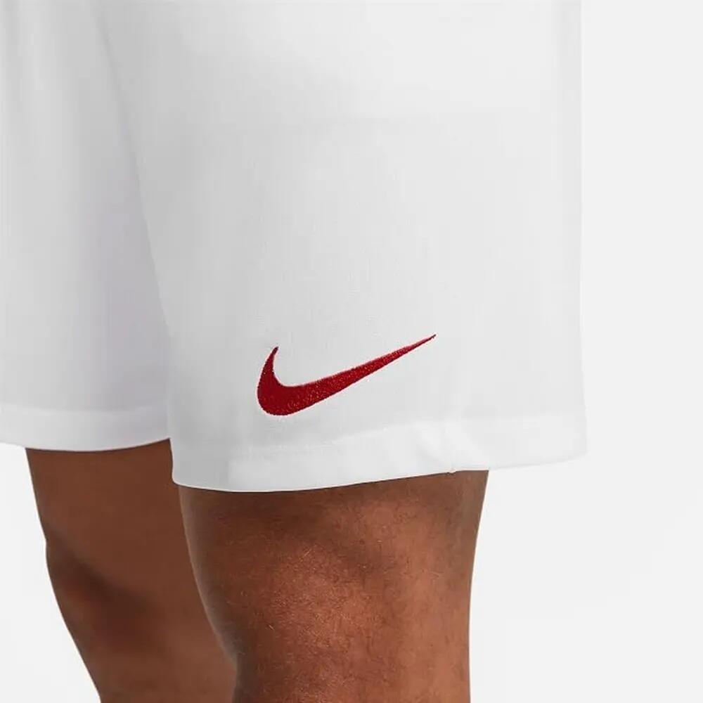Short De Foot PARK Homme (Blanc / Rouge) 3/7
