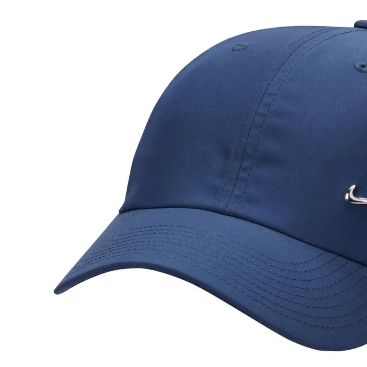 Gorra DF Club Diseño Swoosh Metálico para Adultos Unisex Azul 3/3