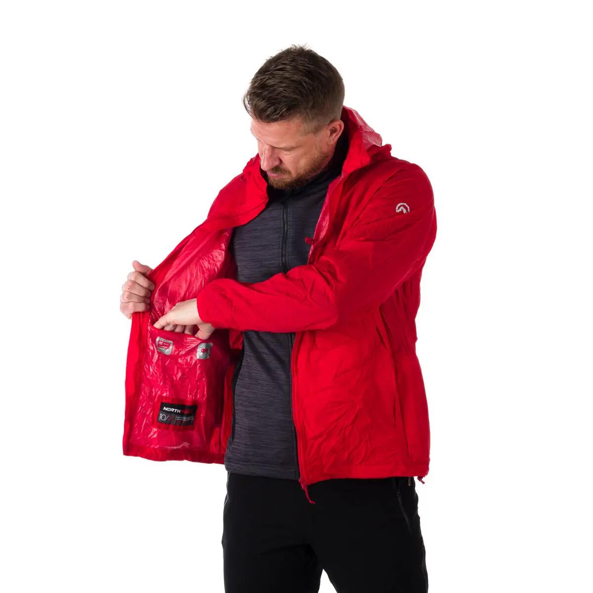 Pánská nepromokavá multisportovní bunda sbalitelná 2L NORTHKIT 8/12