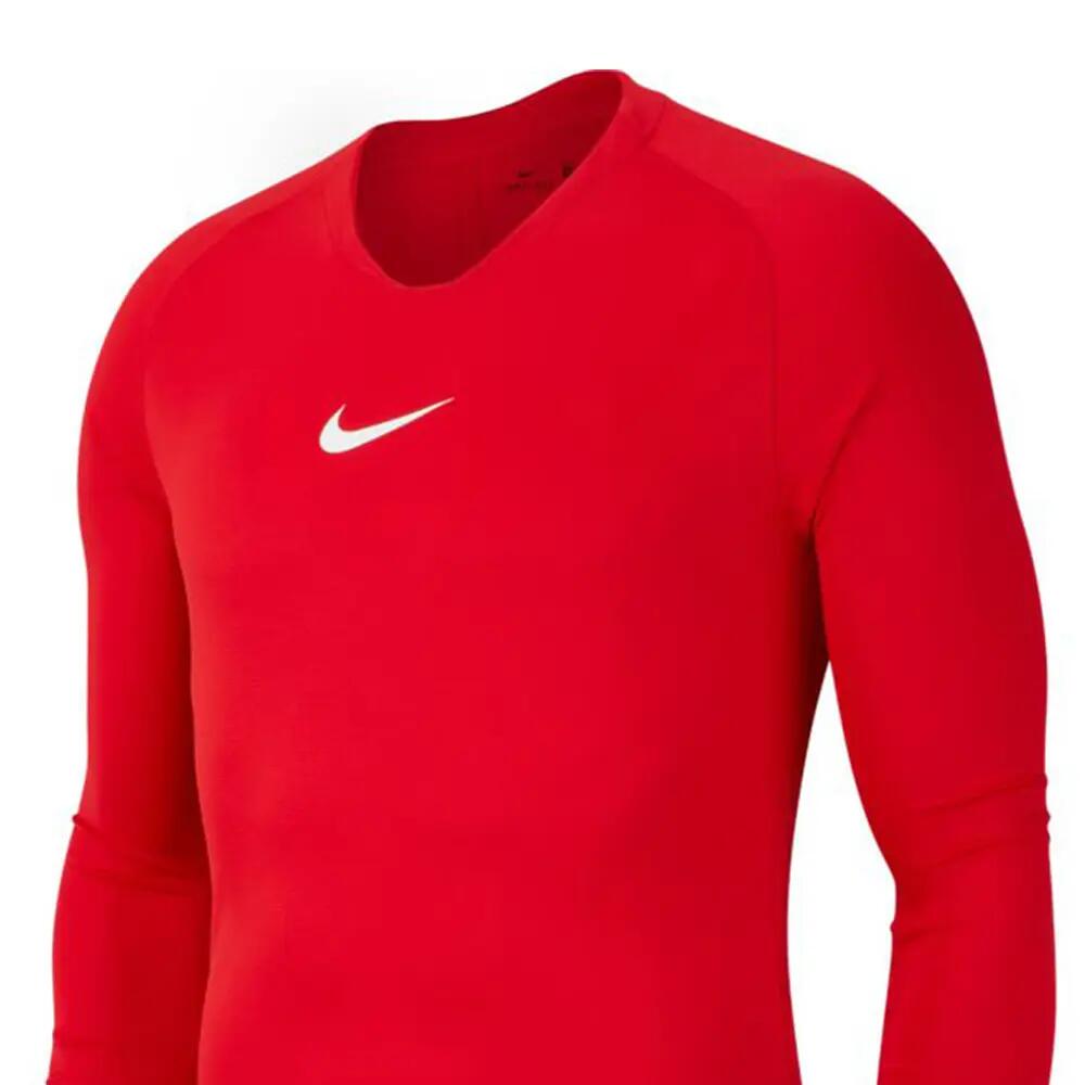 Top de camada base Park DriFIT para homem (Vermelho) 3/3