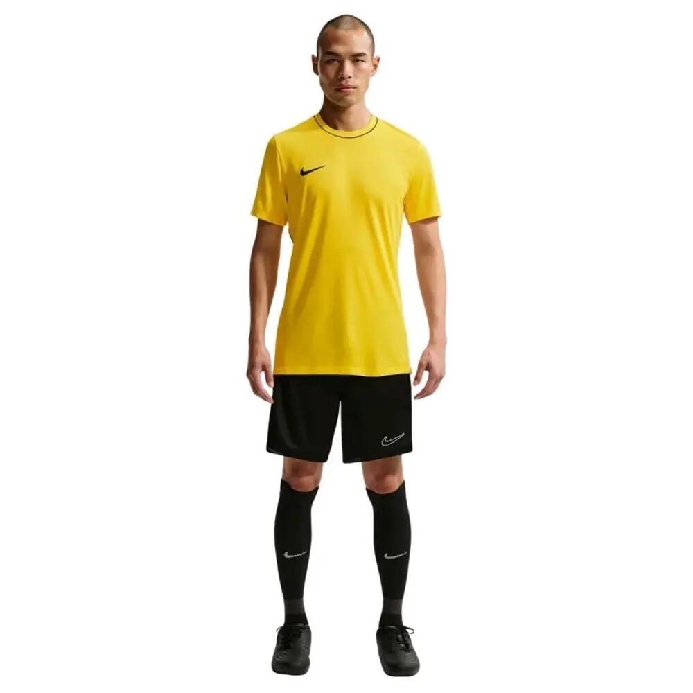 Maillot Manches Courtes Motif/style Passepoil Contrasté PARK Homme (Jaune) 4/7