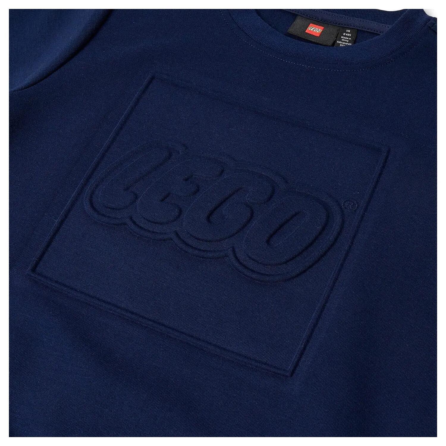Bluza dziecięca LEGO z raglanowymi rękawami 11010067/590 - granatowa 2/5