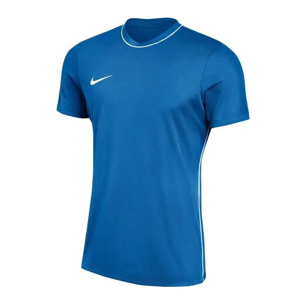 Jersey Park 26 Diseño Ribete en Contraste de Manga Corta para Hombre Azul 2/7