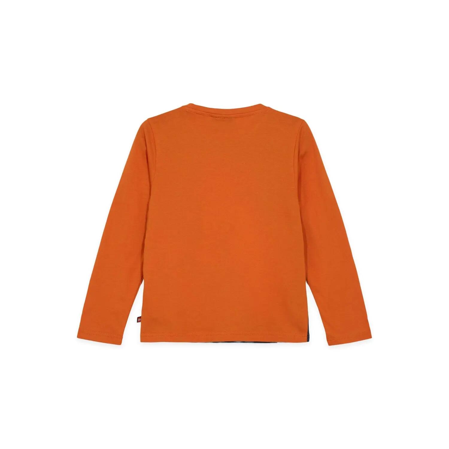 Koszulka longsleeve dziecięca LEGO NINJAGO 12011345/339 - pomarańczowa 2/4
