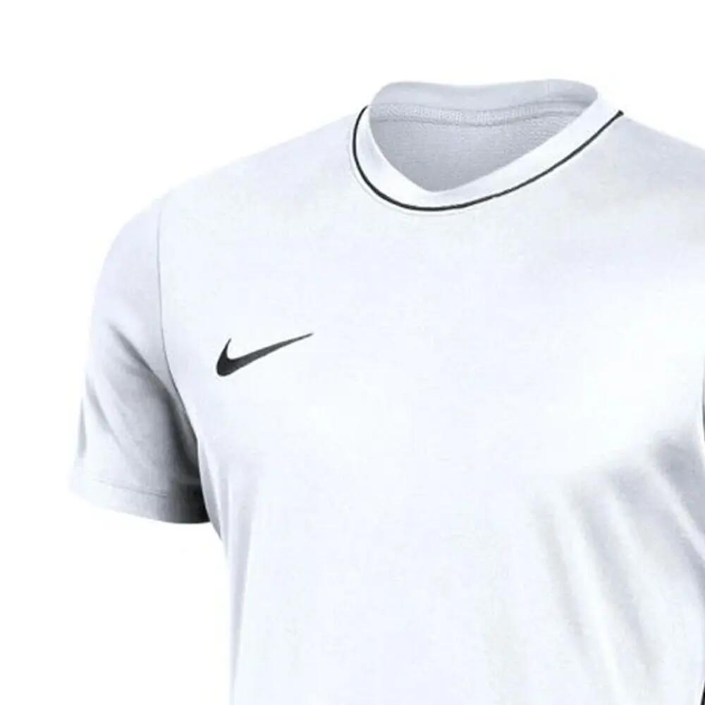 Jersey Park 26 Diseño Ribete en Contraste de Manga Corta para Hombre Blanco 4/7