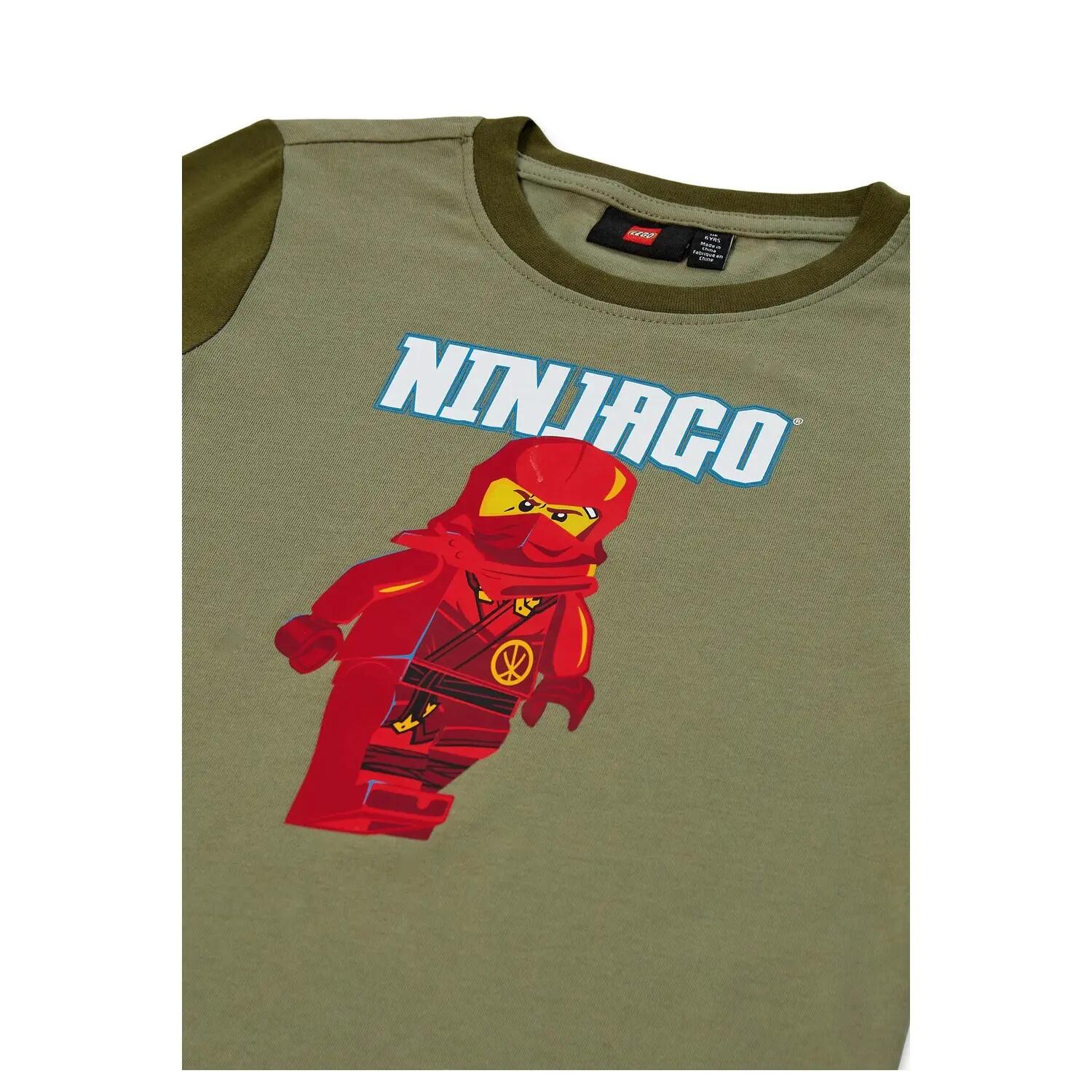 Koszulka z długim rękawem dziecięca LEGO NINJAGO 12011316/822 - zielona 3/4