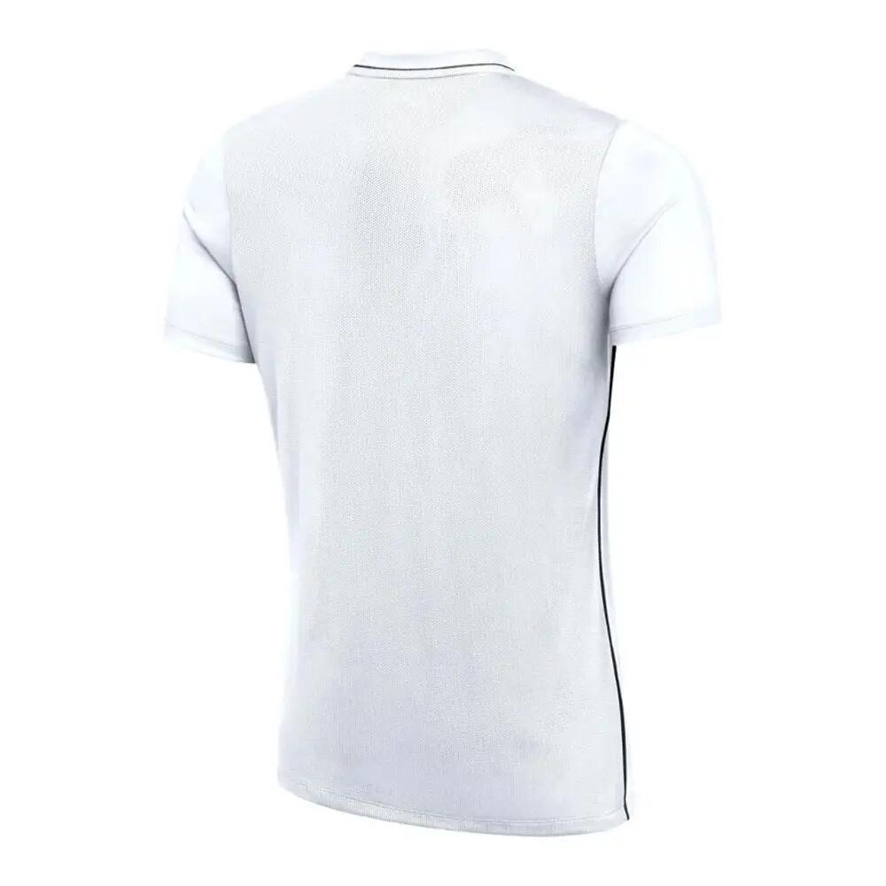 Jersey Park 26 Diseño Ribete en Contraste de Manga Corta para Hombre Blanco 3/7
