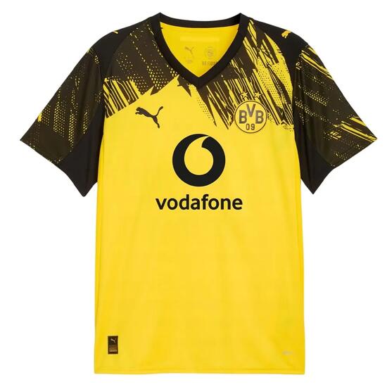 Réplique De Maillot De Foot Motif/style Borussia Dortmund 25/26 Homme (Jaune)