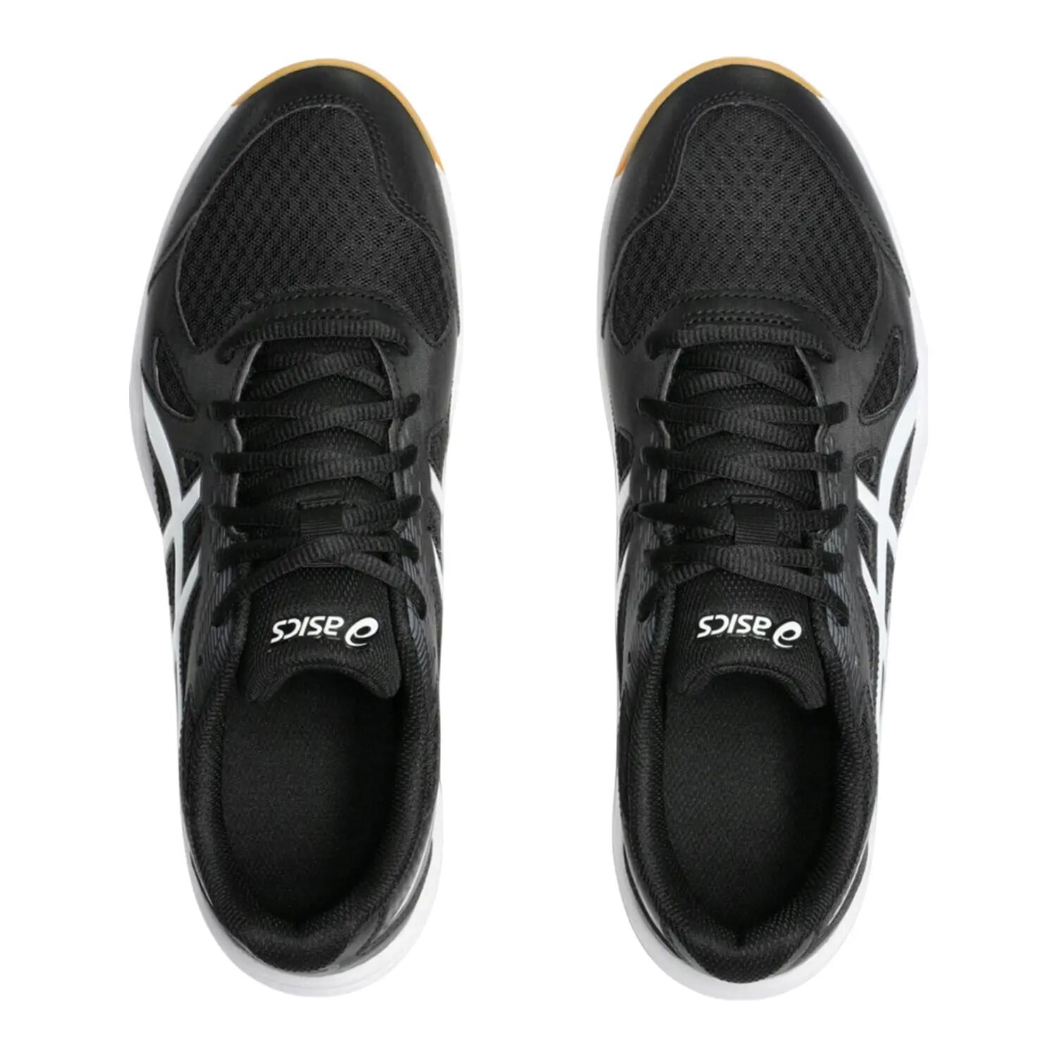 Mens Upcourt 6 Faux Leather Shoes (Black) 3/7