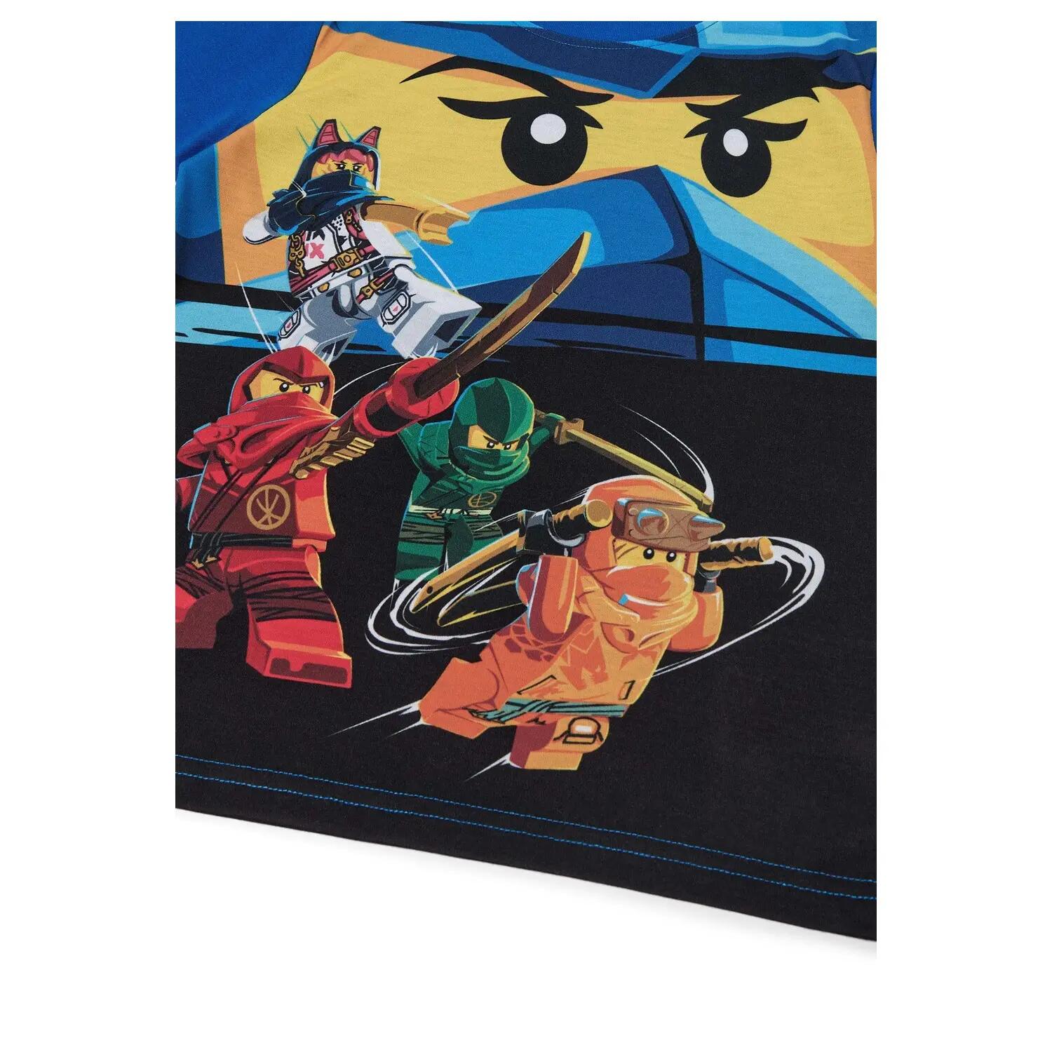 Koszulka dziecięca LEGO NINJAGO 12011279/557 - niebieska 3/4