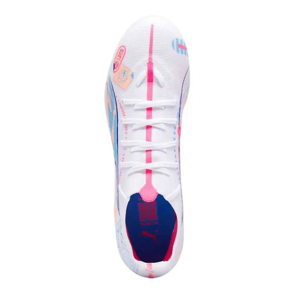Mens Ultra 5 Match Vol.Up Firm Ground Football Boots (White) 3/6