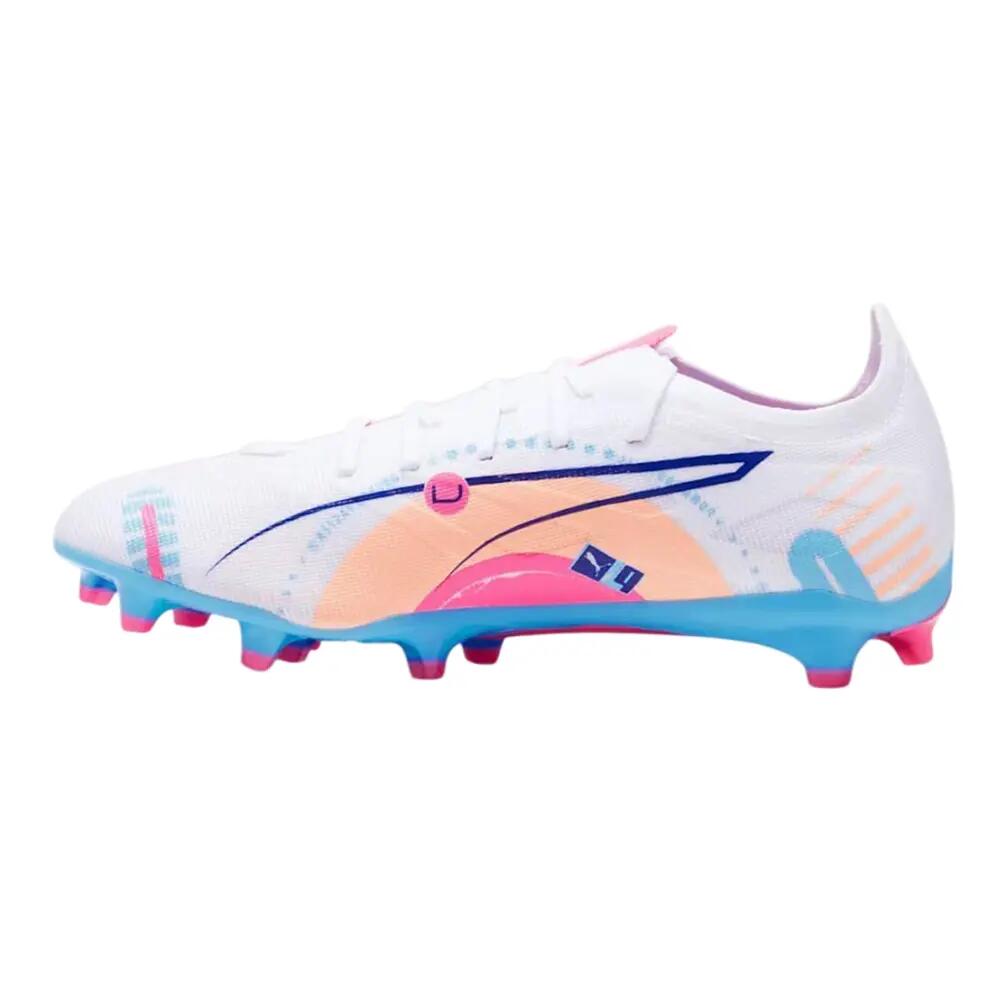 Mens Ultra 5 Match Vol.Up Firm Ground Football Boots (White) 2/6