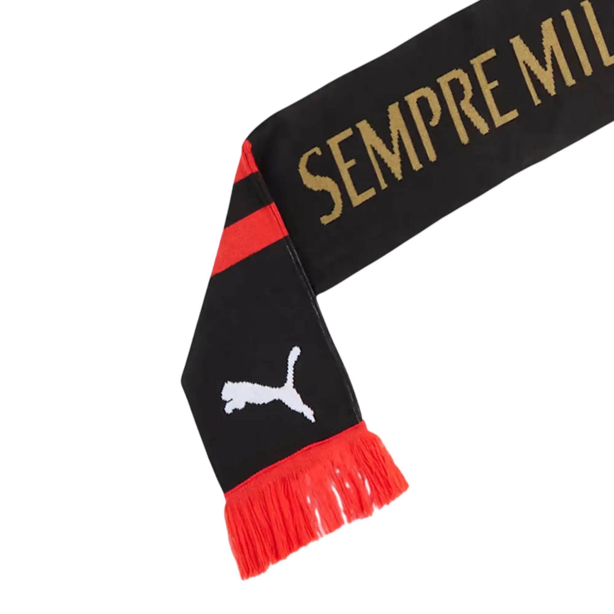 AC Milan Logo Scarf (Red) 3/3