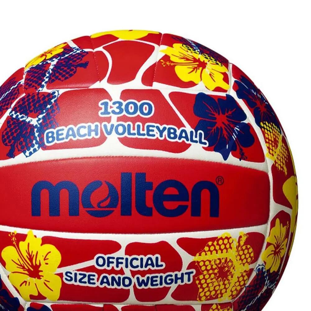 Balón Voleibol 1300 Rojo Fuego, Amarillo, Azul, Blanco 5 3/3