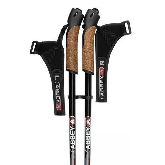 Bastones ajustables para marcha nórdica de 86 a 140 cm - Rojo 3/5