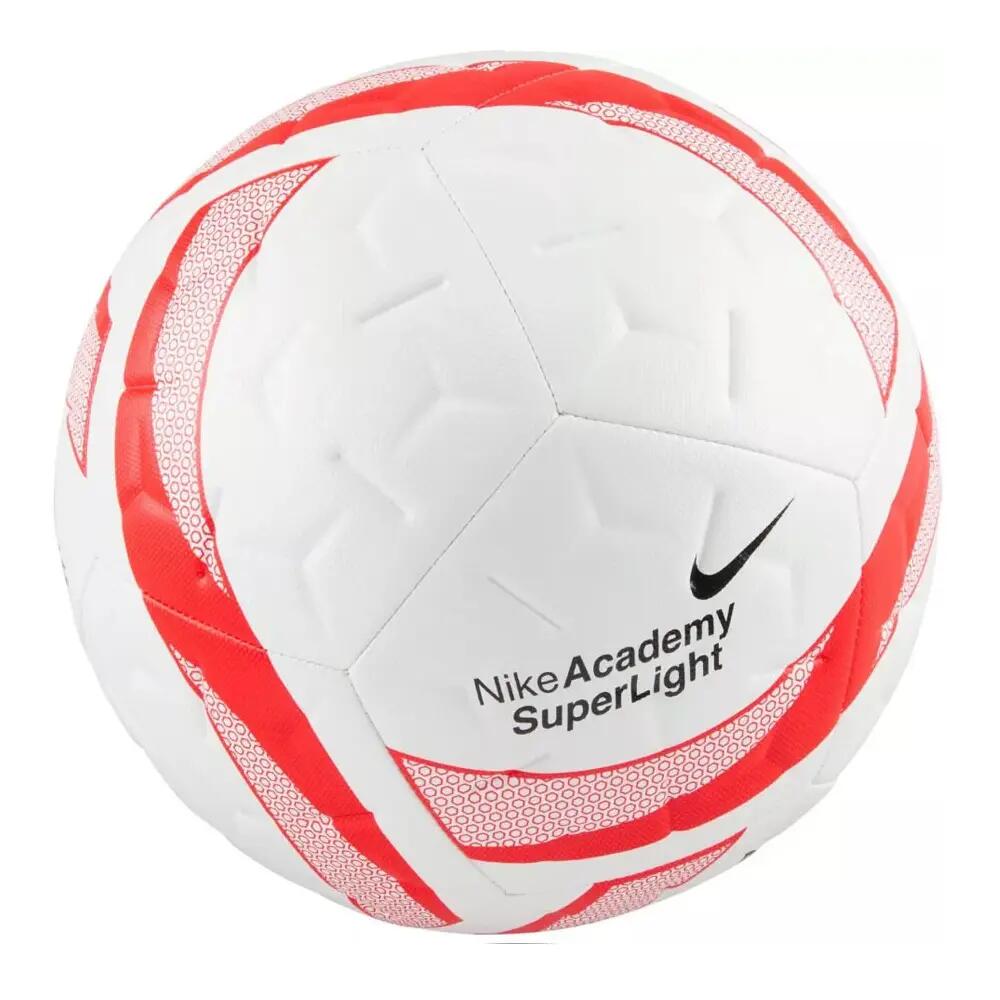 Ballon De Foot Motif/style Géométrique ACADEMY (Blanc / Rouge) Taille 4 2/3