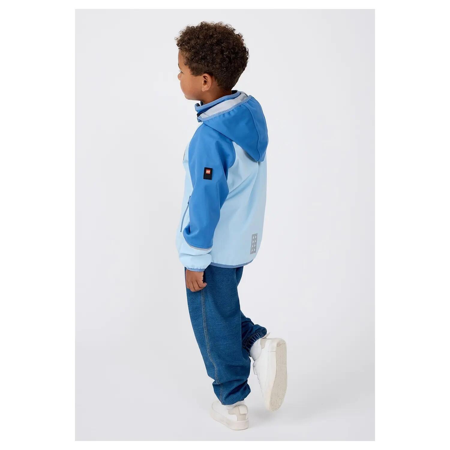Kurtka softshell chłopięca LEGO wodoodporna 11010390/5003 - niebieska 4/7