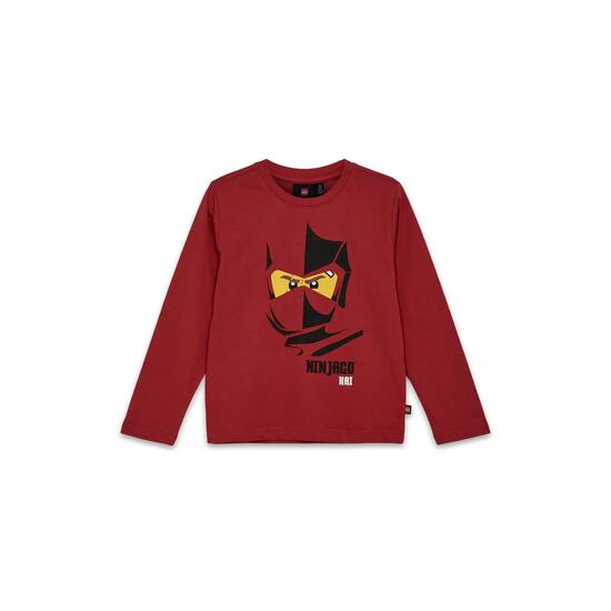 Koszulka longsleeve dziecięca LEGO NINJAGO KAI 12011296/370 - czerwony