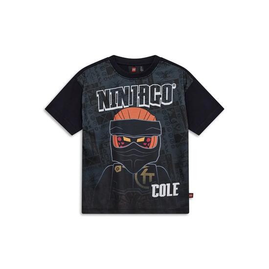 Koszulka dziecięca LEGO NINJAGO z nadrukiem Cole'a 12011405/995 - czarna