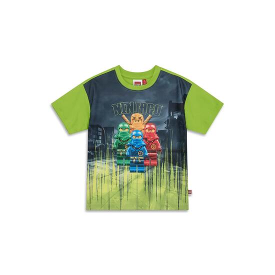 Koszulka chłopięca LEGO NINJAGO 11011335/8006 - limonkowa