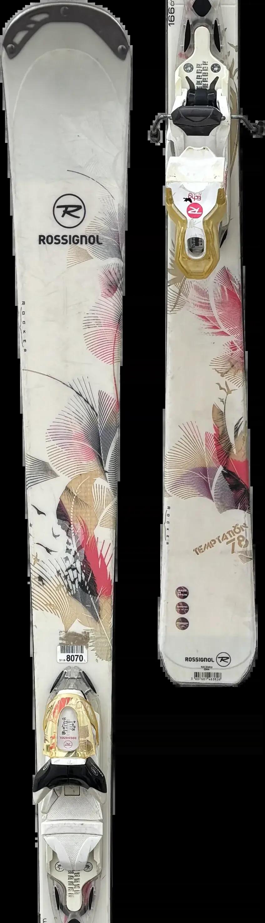 2ND LIFE - Lyže Rossignol Temptation 78 166cm, Dobrý stav 3/5