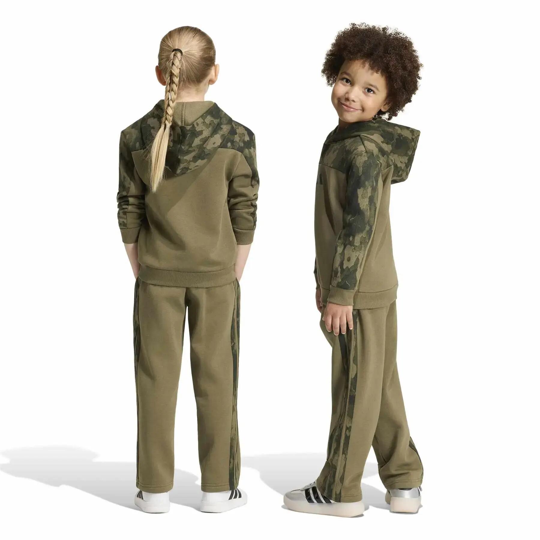 Completo tuta con cappuccio in pile bambino adidas Seasonal Essentials 6/7