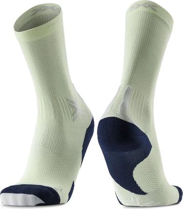 X-Socks Run Discover Crew sokken, geel/zwart