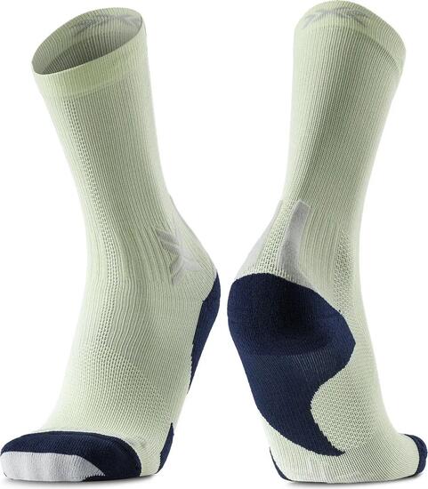 X-Socks Run Discover Crew sokken, geel/zwart
