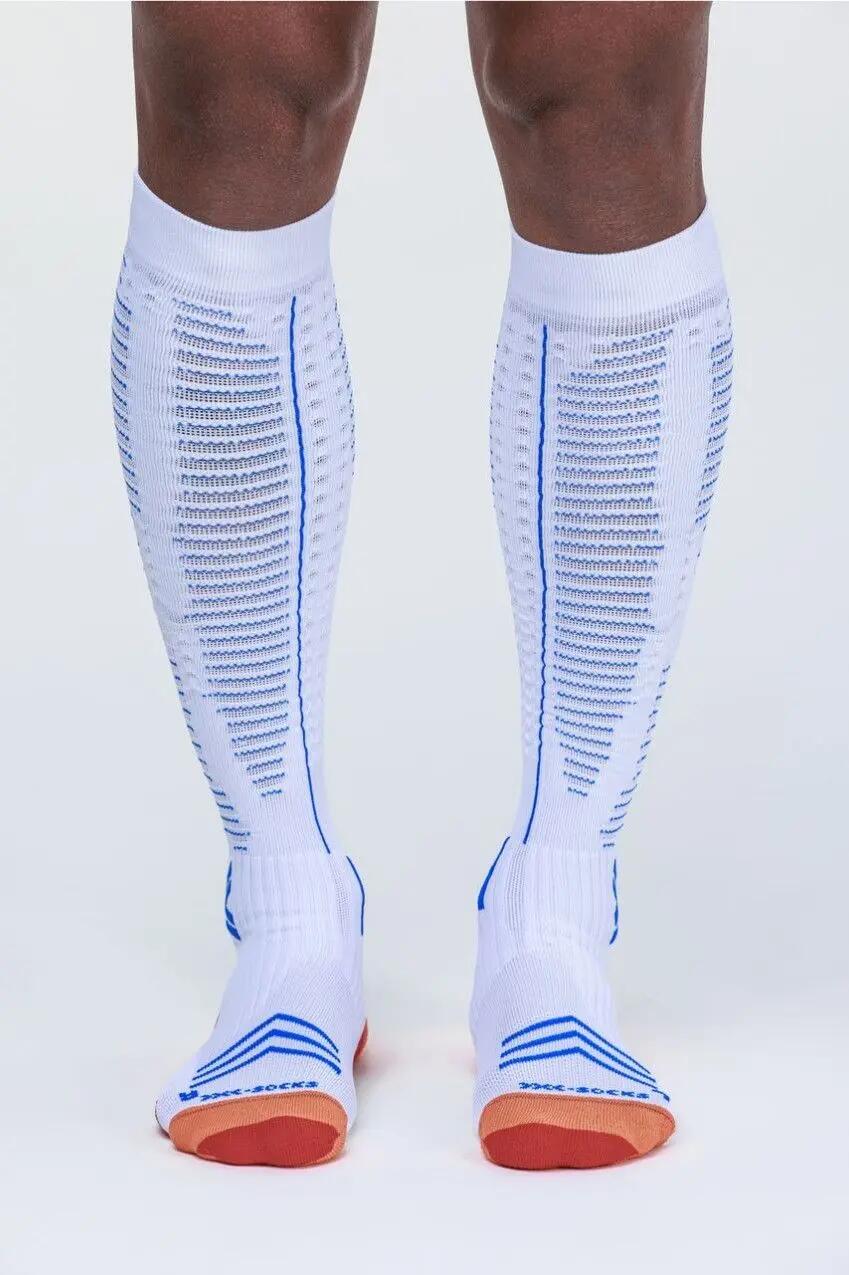 X-Socks Run Expert Effektor OTC Wit Oranje 4/4