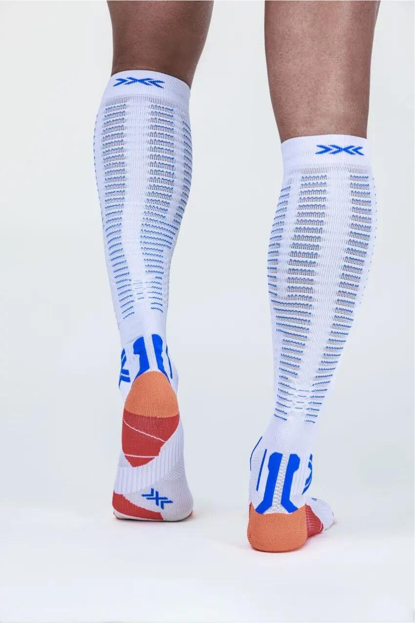 X-Socks Run Expert Effektor OTC Wit Oranje 2/4