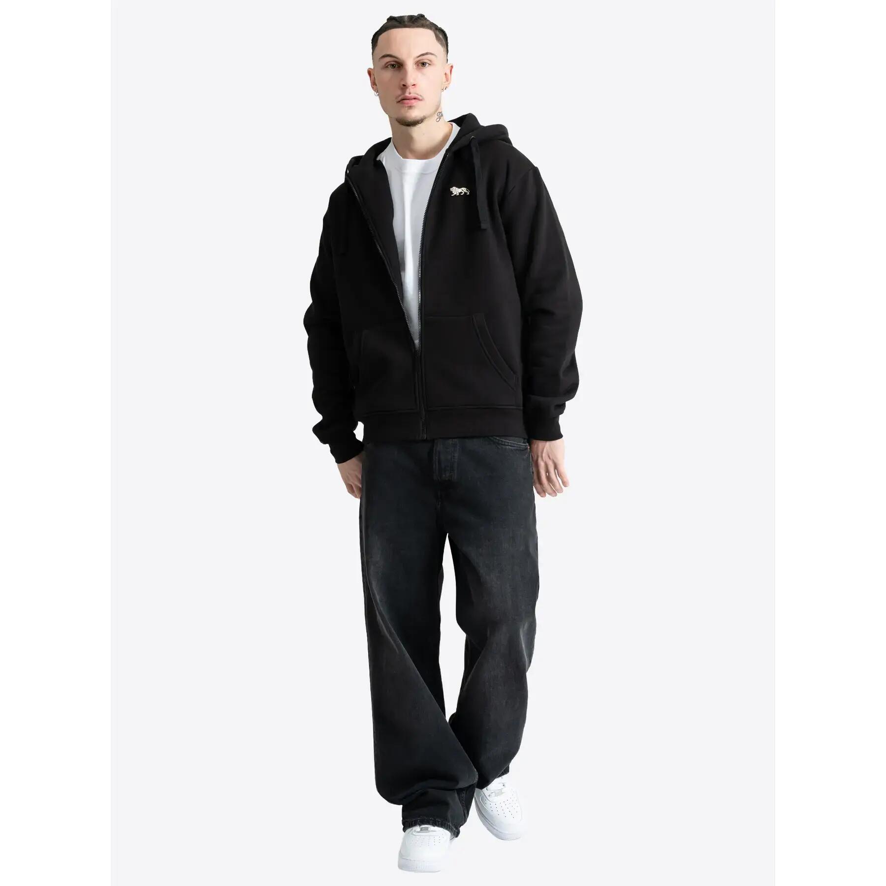 Sweatshirt com capuz e fecho de correr Lonsdale Glapthorn 2/6