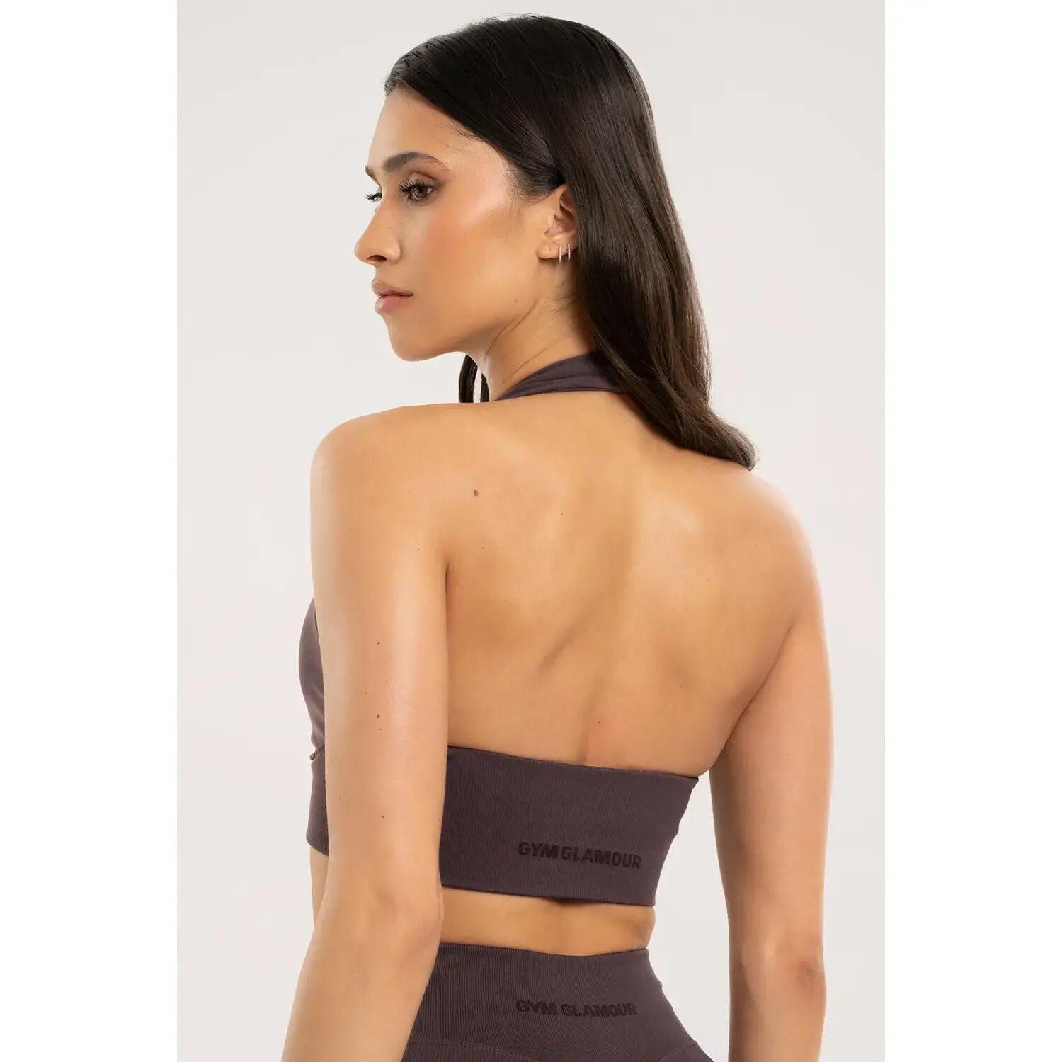 halter Sports bra Gym Glamour Seamless open back 3/3