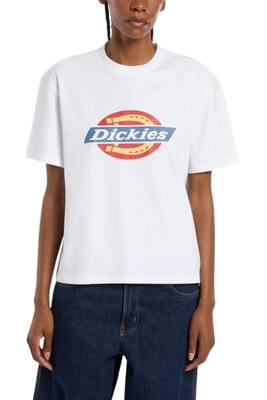 T-shirt dames - dickies icon - korte mouw - wit